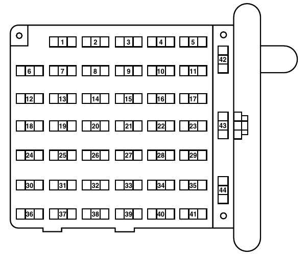 2010 ford e350 fuse box diagram