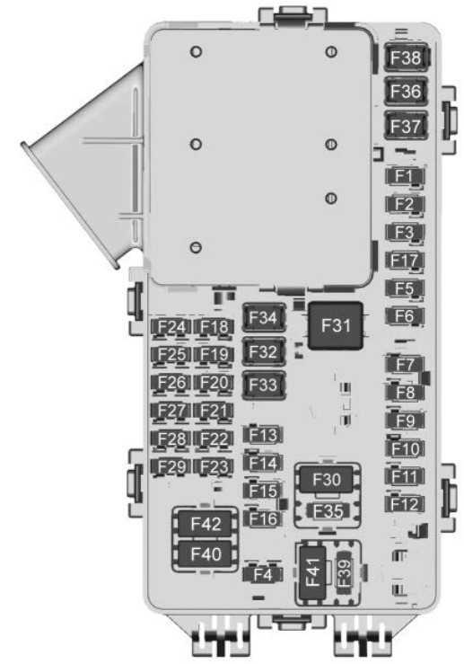 2019 buick enclave fuse box diagram