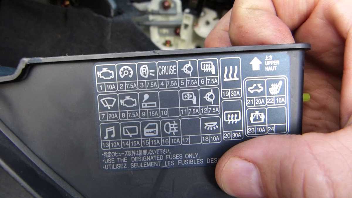 komatsu fuse box diagram