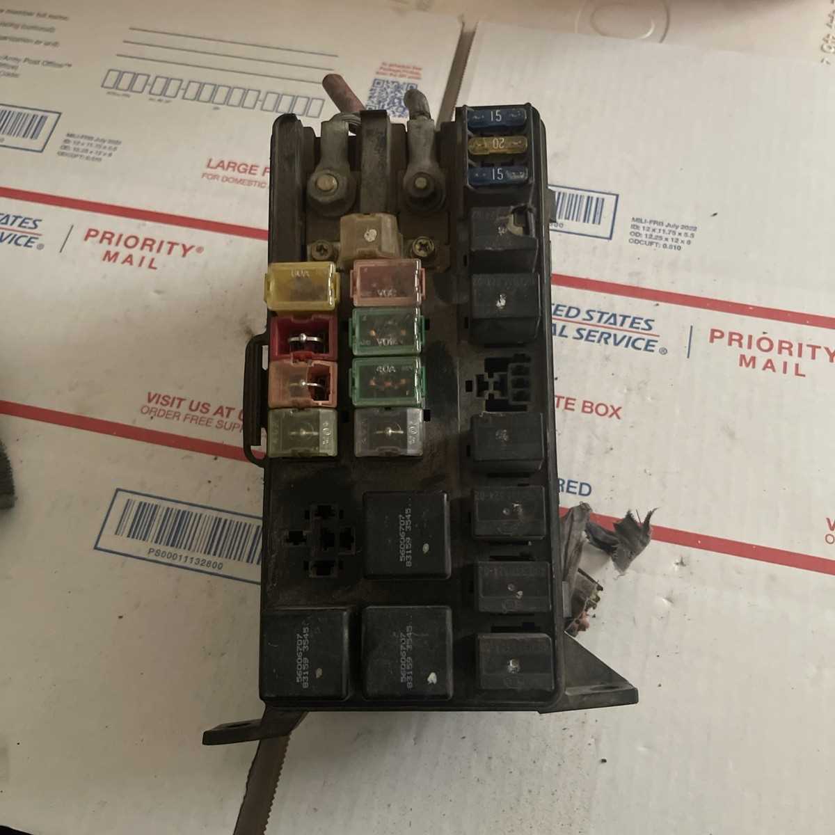 1996 dodge 3500 fuse box diagram