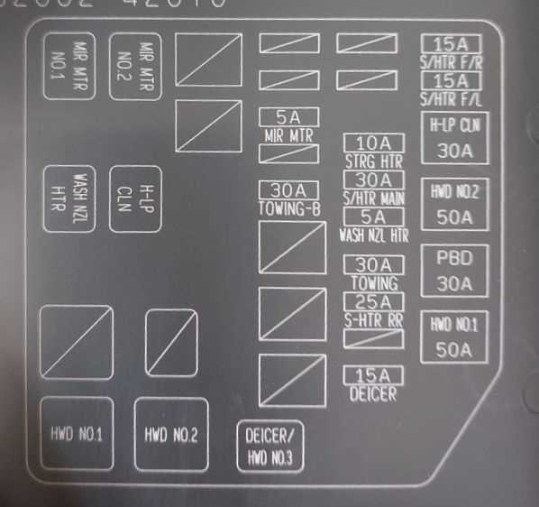 toyota rav4 2006 fuse box diagram