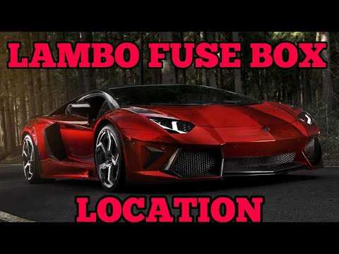 lamborghini urus fuse box diagram