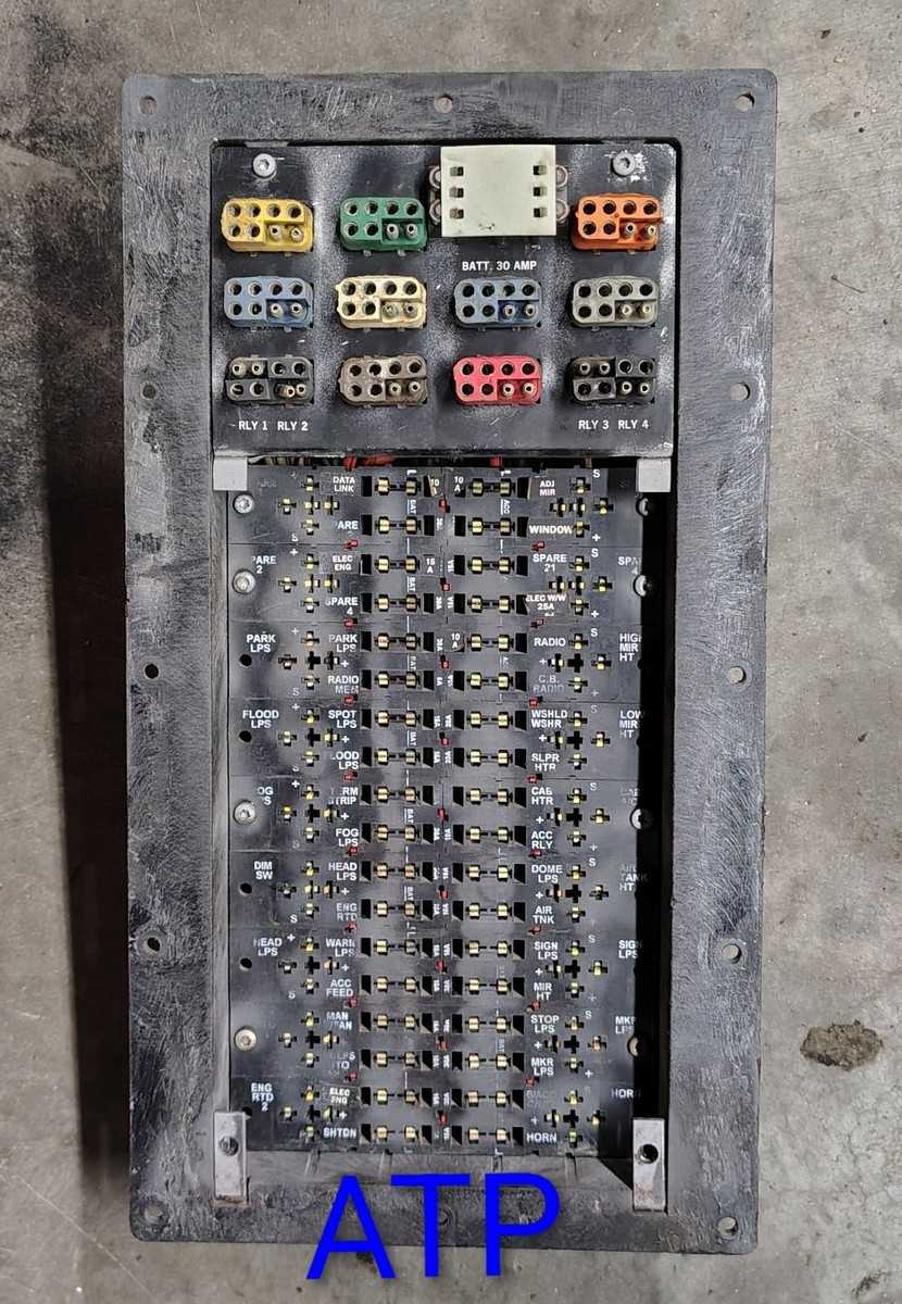 2021 peterbilt 579 fuse panel diagram