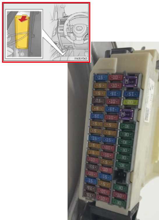 lexus lx570 fuse box diagram
