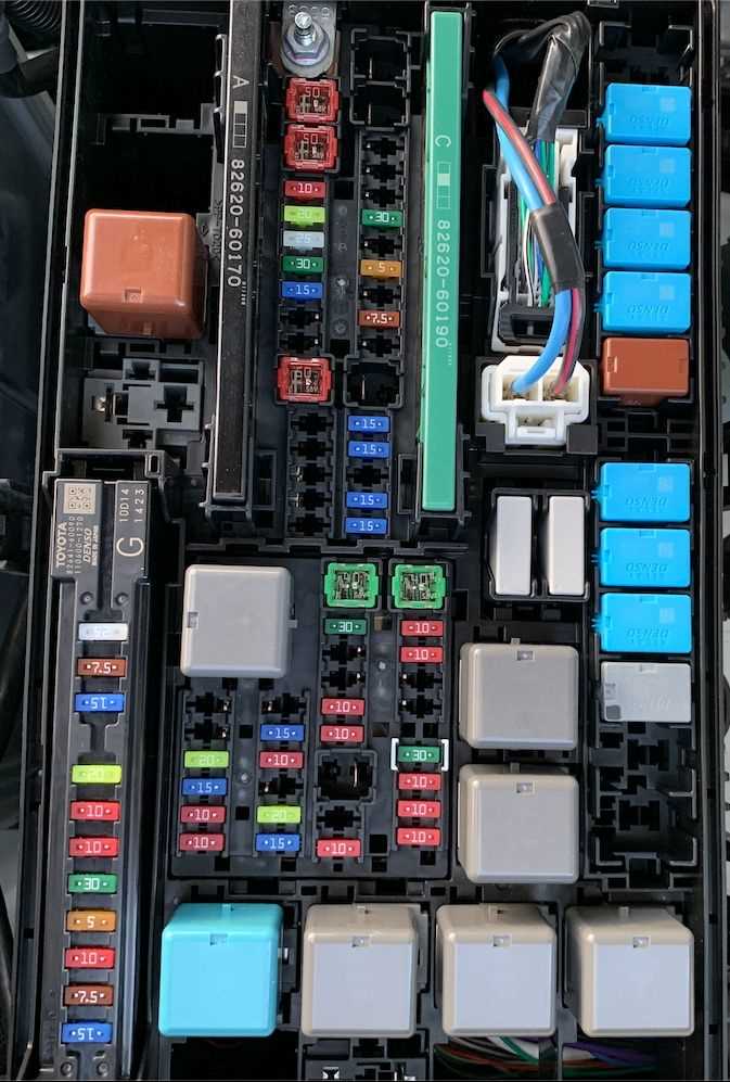 lexus rx400h fuse diagram