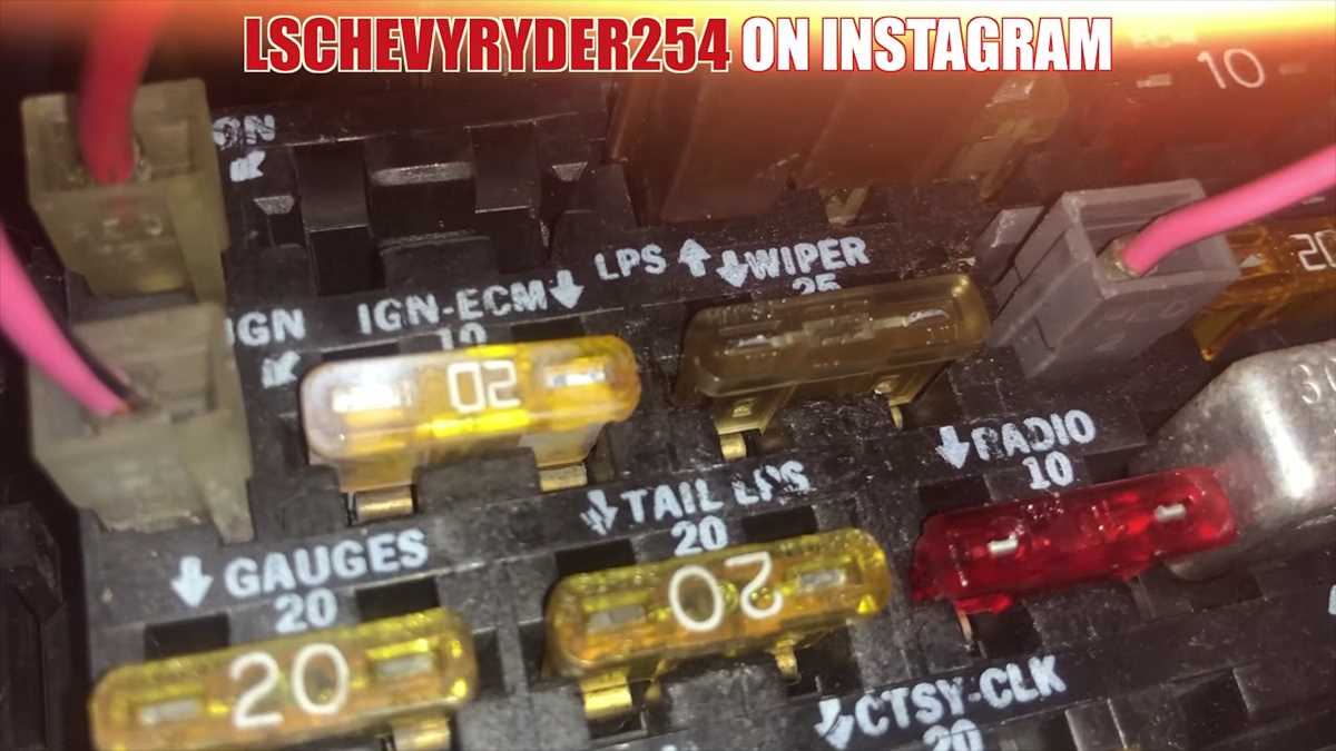 1989 chevy caprice classic fuse box diagram