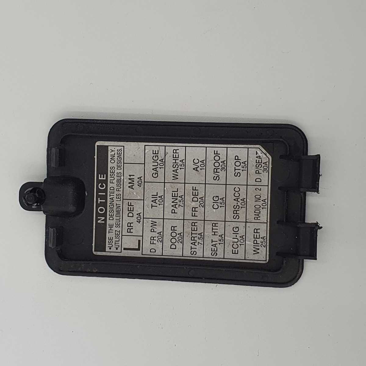 2001 lexus is300 fuse box diagram