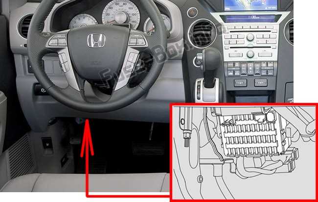 2014 honda pilot fuse box diagram