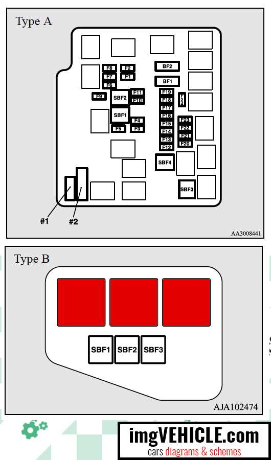 2017 mitsubishi mirage fuse box diagram