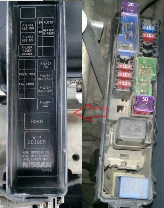 2007 nissan maxima fuse box diagram