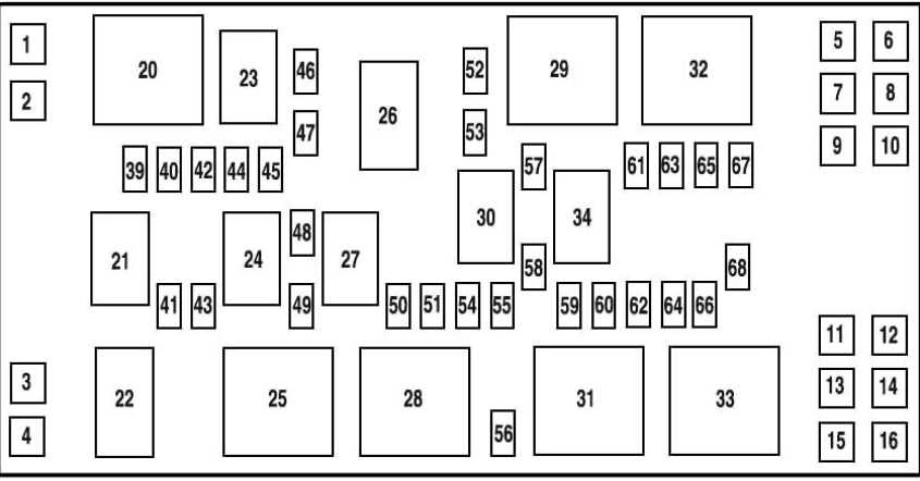 05 ford mustang fuse box diagram