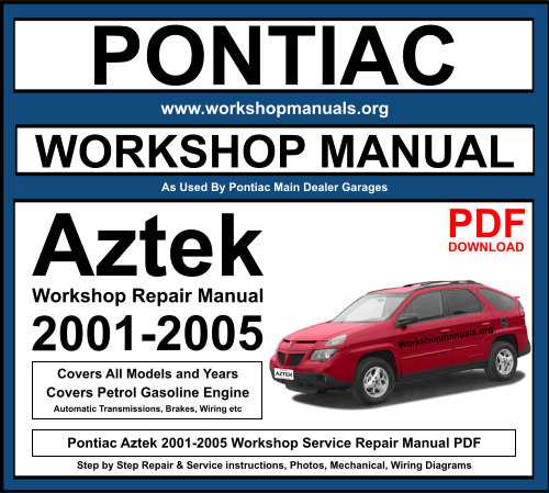 03 aztek fuse diagram