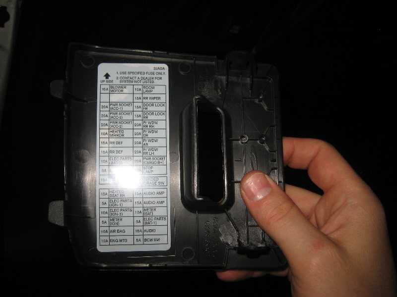 2006 nissan pathfinder fuse box diagram