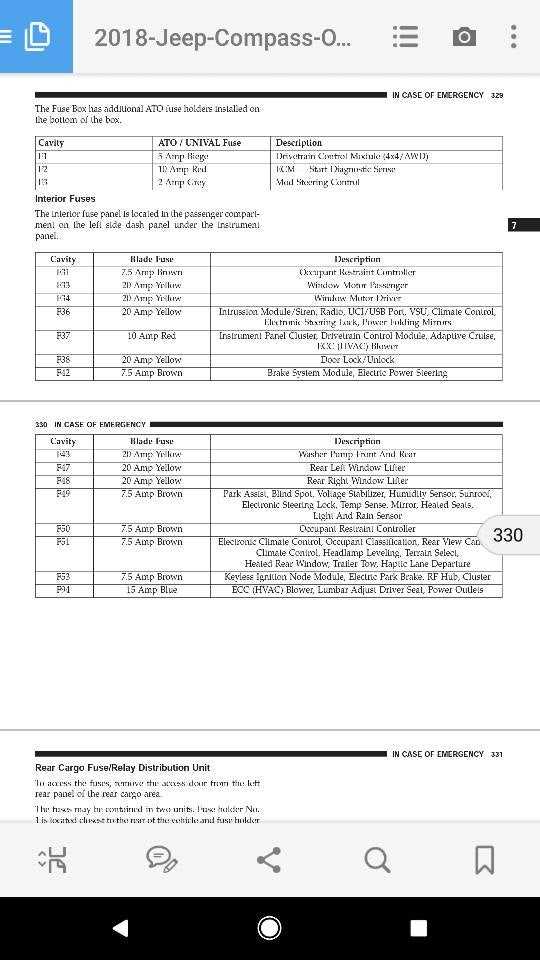 2007 jeep compass fuse diagram