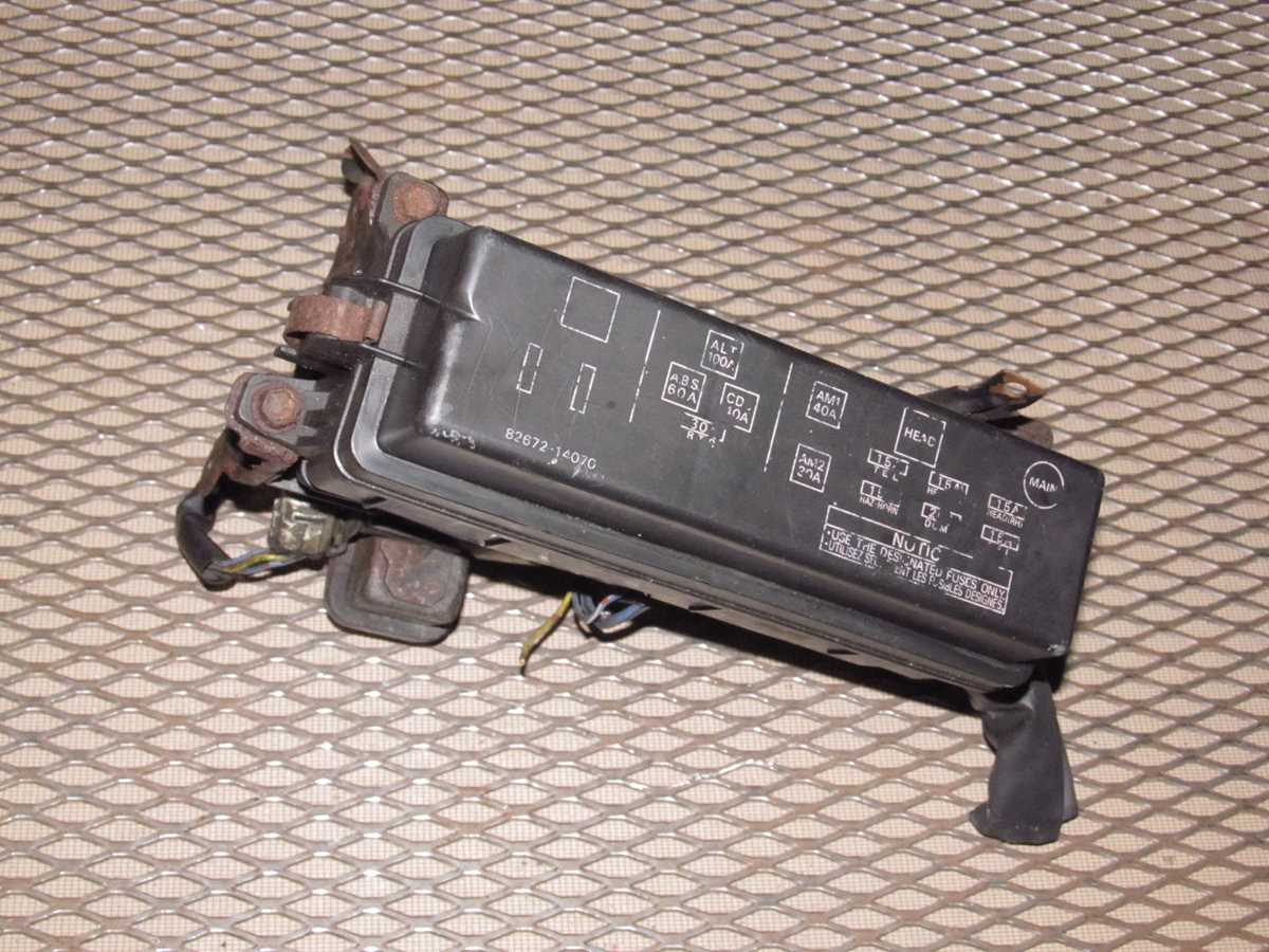 1991 toyota fuse box diagram