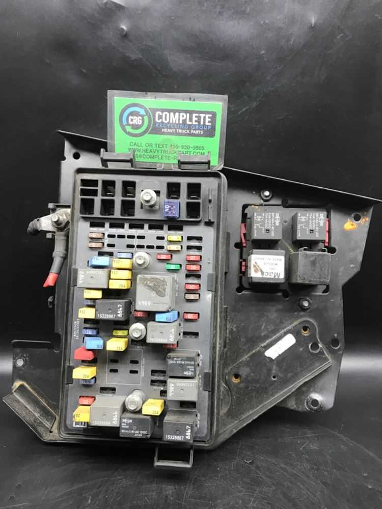 mack truck fuse panel diagram