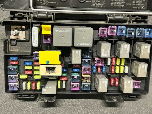 2011 dodge grand caravan fuse box diagram