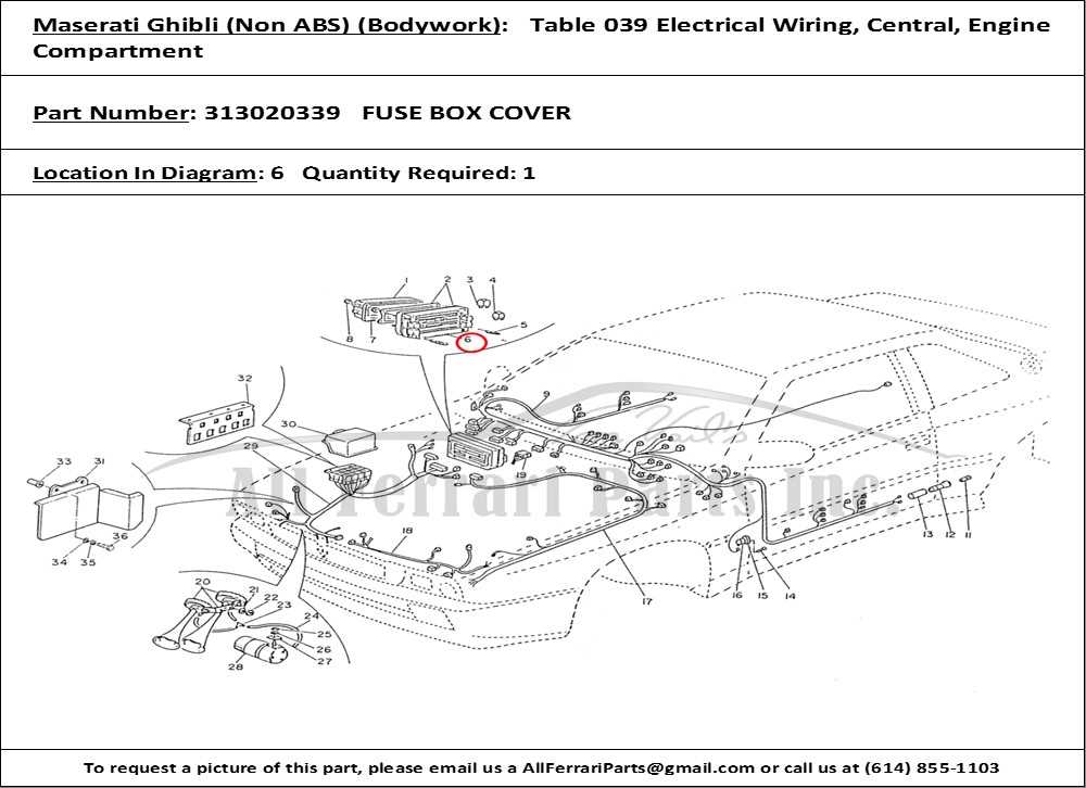 maserati ghibli fuse box diagram