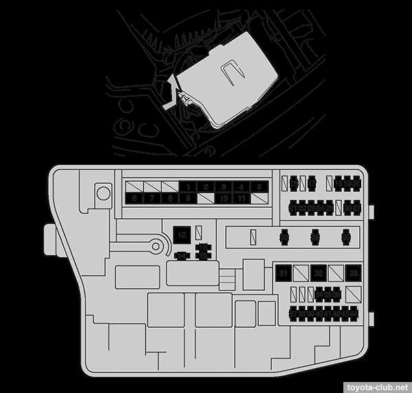2015 corolla fuse box diagram