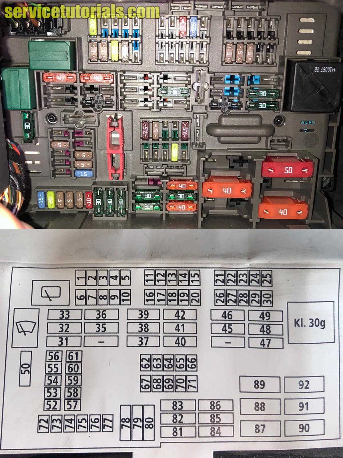 2011 bmw 1 series fuse box diagram