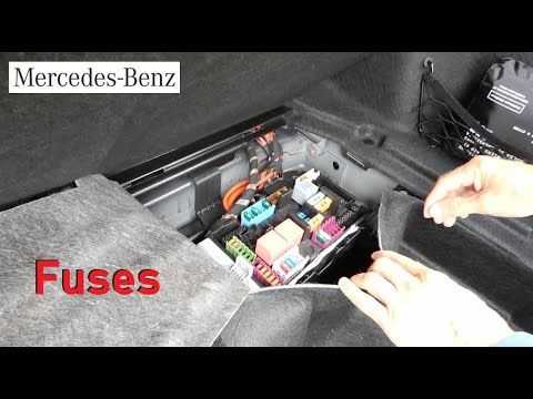 mercedes b class fuse box diagram
