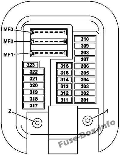 mercedes c320 fuse box diagram