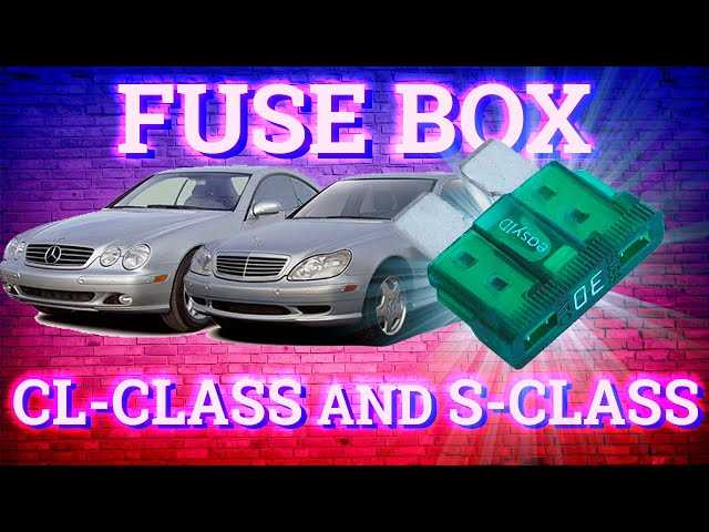 mercedes cl500 fuse diagram