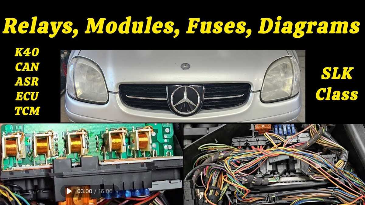 mercedes slk 350 fuse box diagram