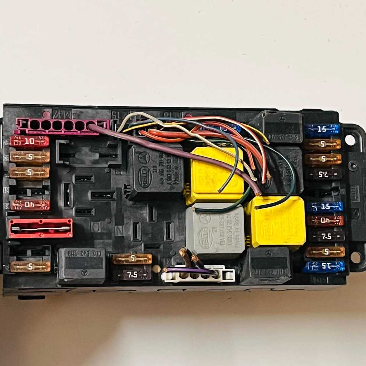 mercedes slk fuse box diagram
