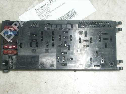 mercedes w202 fuse box diagram