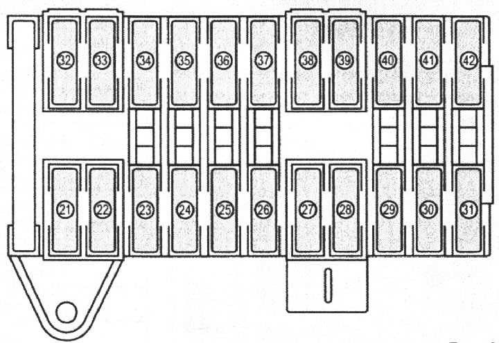 mercedes w203 fuse box diagram