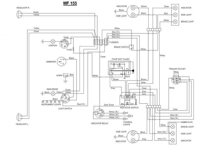 mf231 wiring diagram fuse box