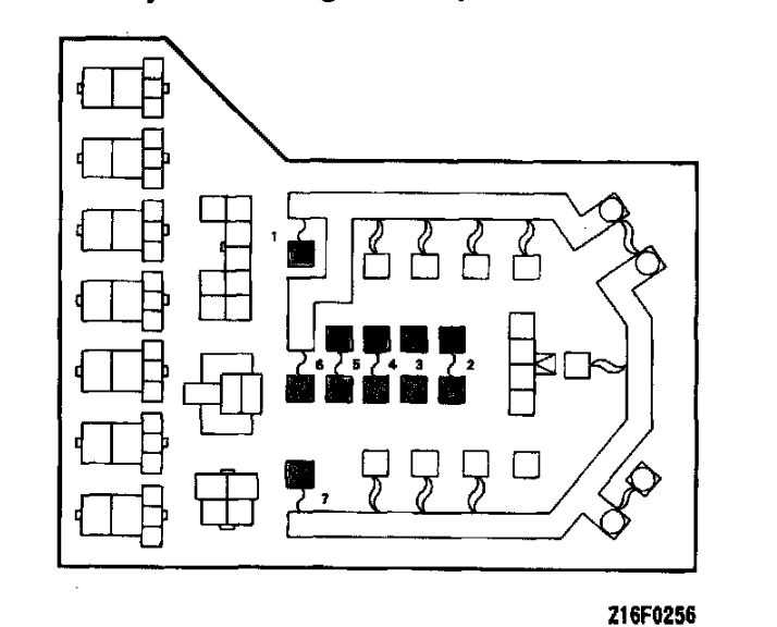 mitsubishi 3000gt fuse box diagram