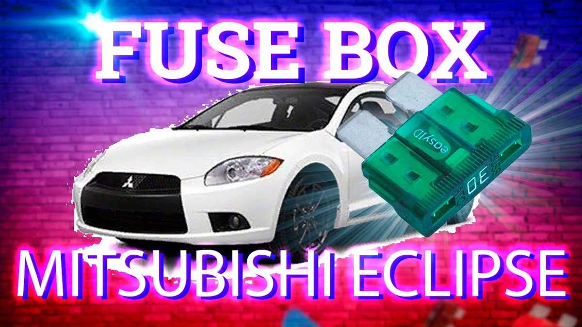 mitsubishi eclipse fuse box diagram