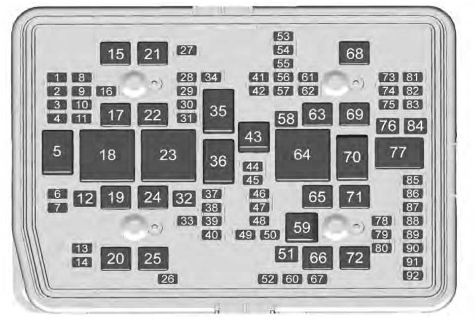 2013 gmc yukon fuse box diagram