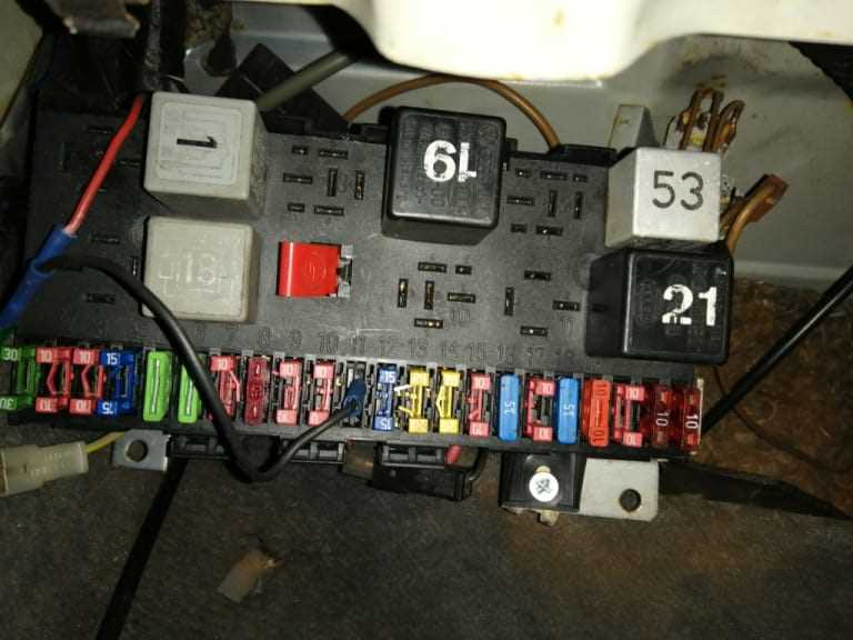 mk1 rabbit fuse box diagram
