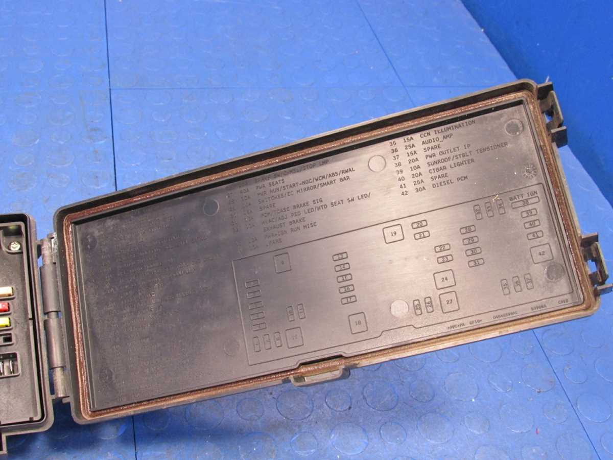 2023 ram 2500 fuse box diagram