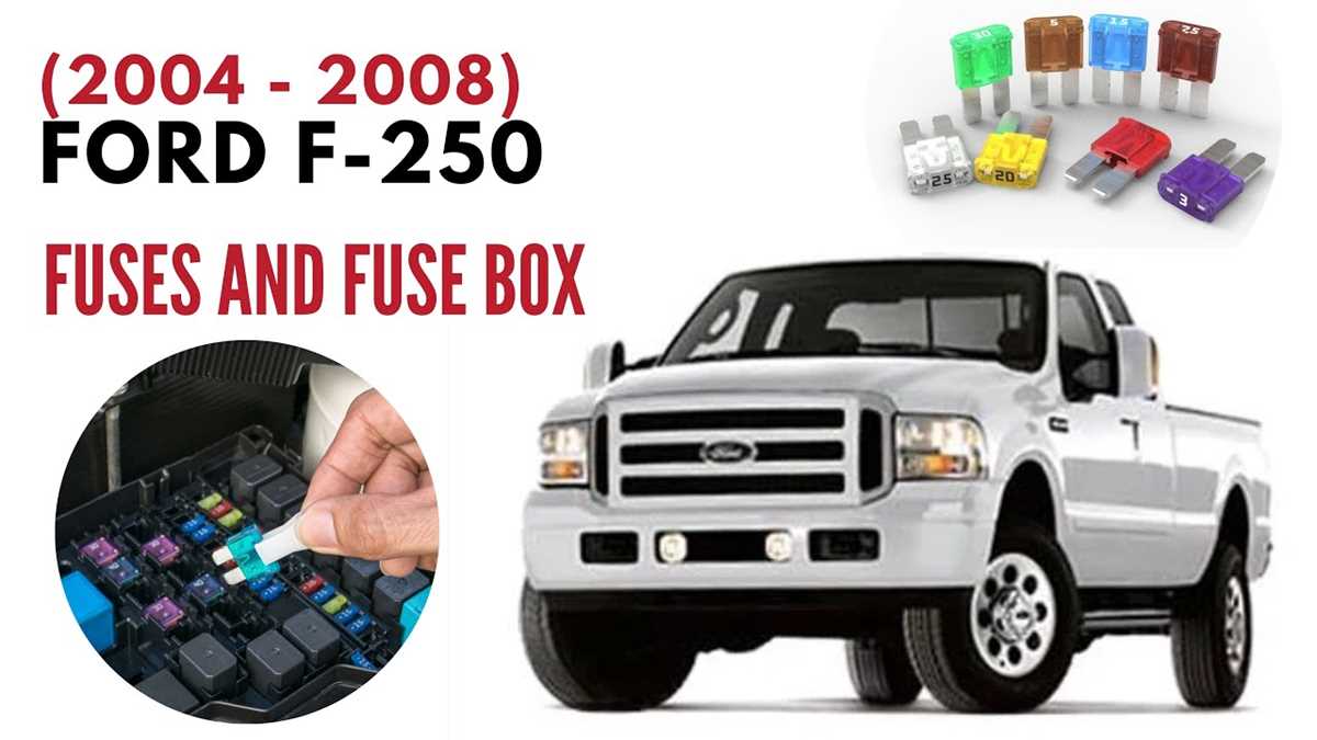 2005 ford f350 super duty fuse diagram