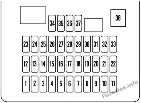 2003 honda crv interior fuse box diagram