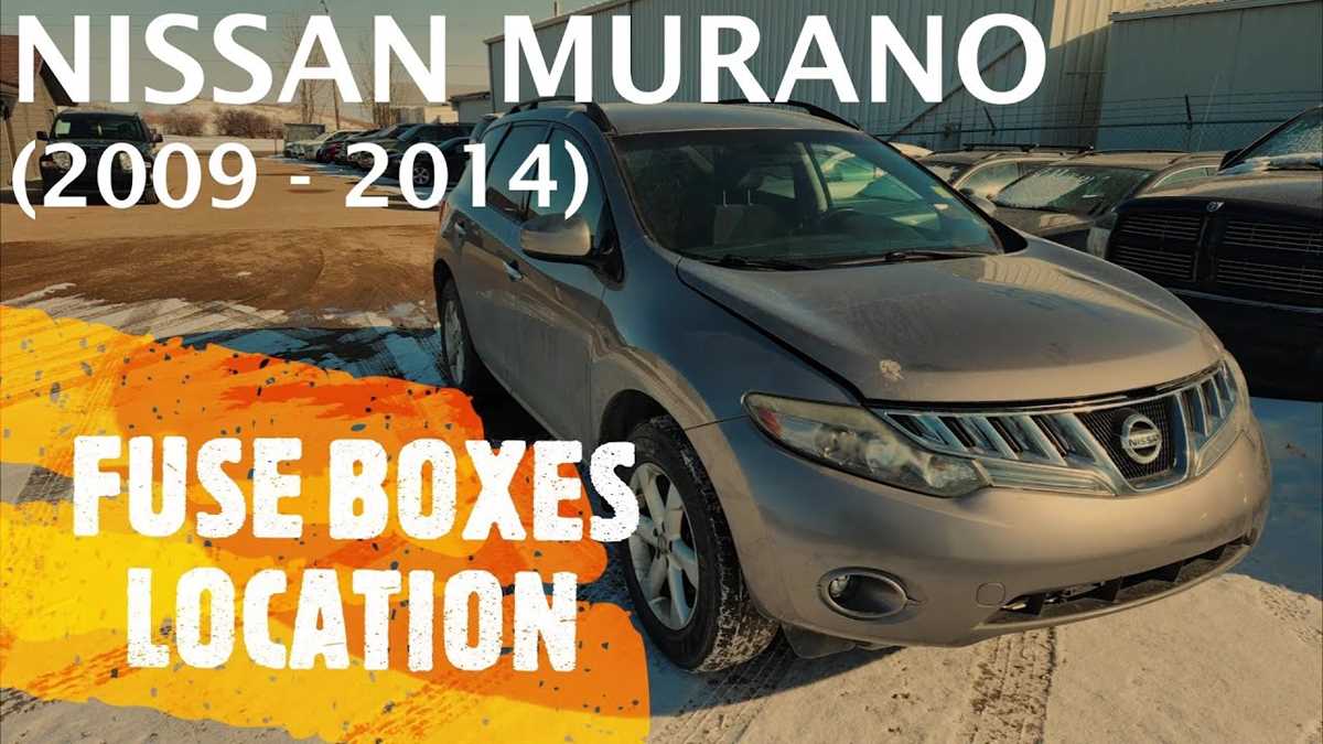 2014 nissan murano fuse box diagram