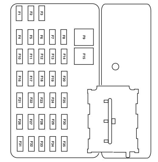 2006 ford escape xlt fuse box diagram