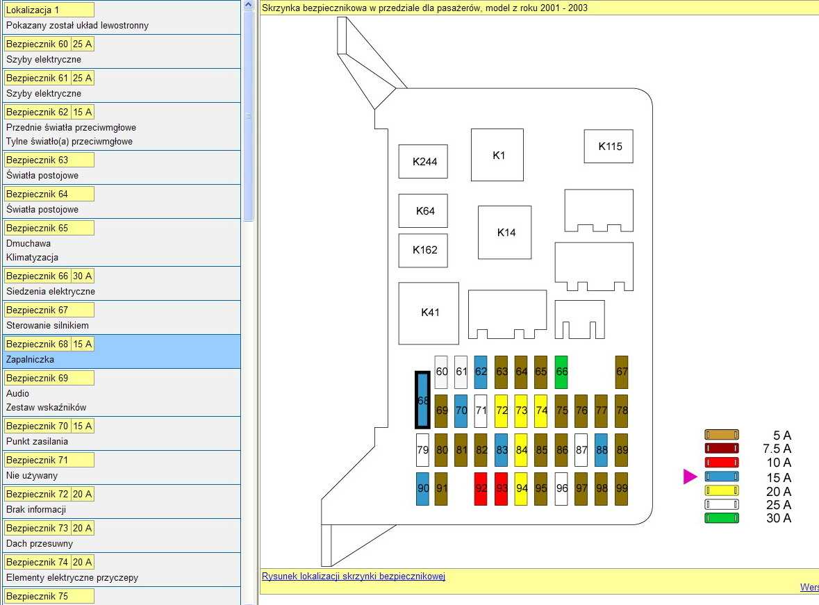 mondeo mk3 glove box fuse diagram mondeo mk3 glove box fuse diagram