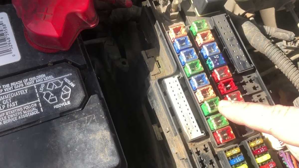 2003 dodge dakota fuse diagram
