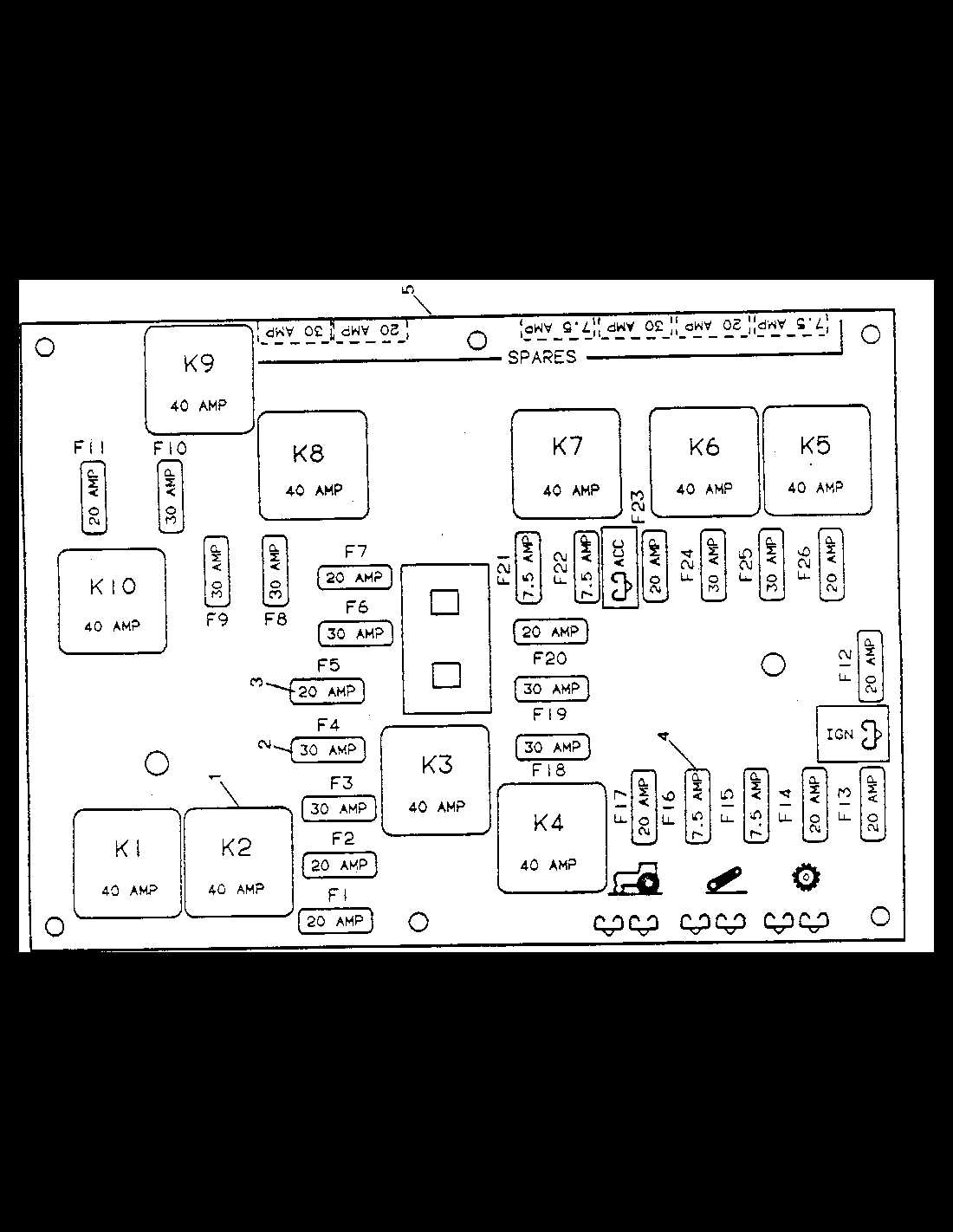 john deere 624h fuse diagram