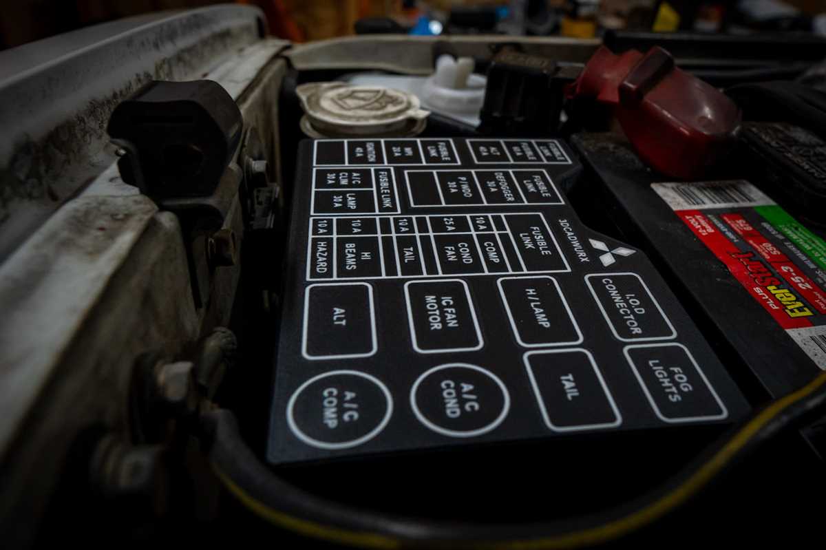 montero fuse box diagram