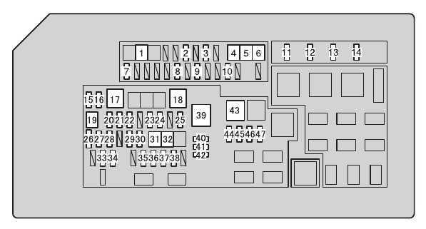 2012 toyota 4runner fuse box diagram