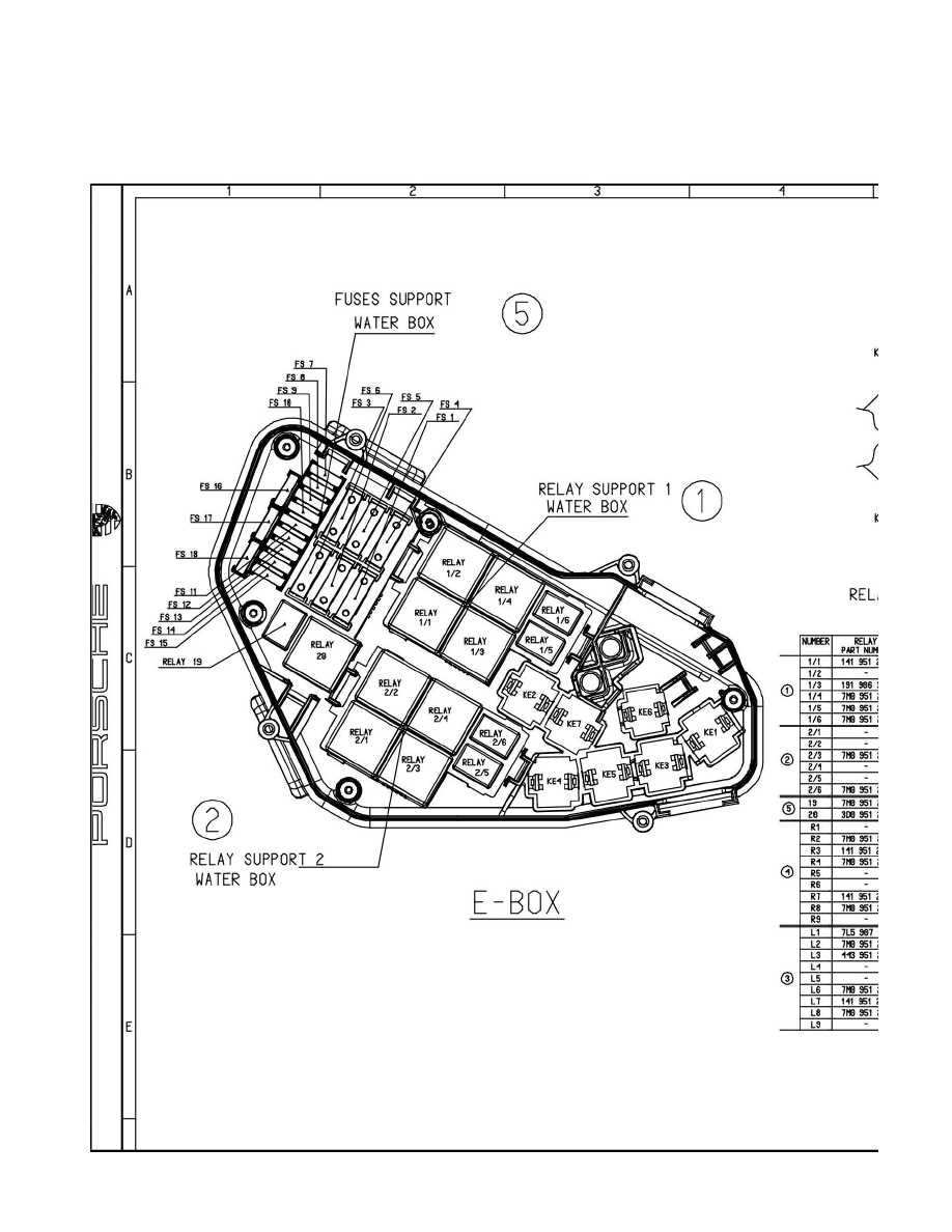 porsche fuse box diagram
