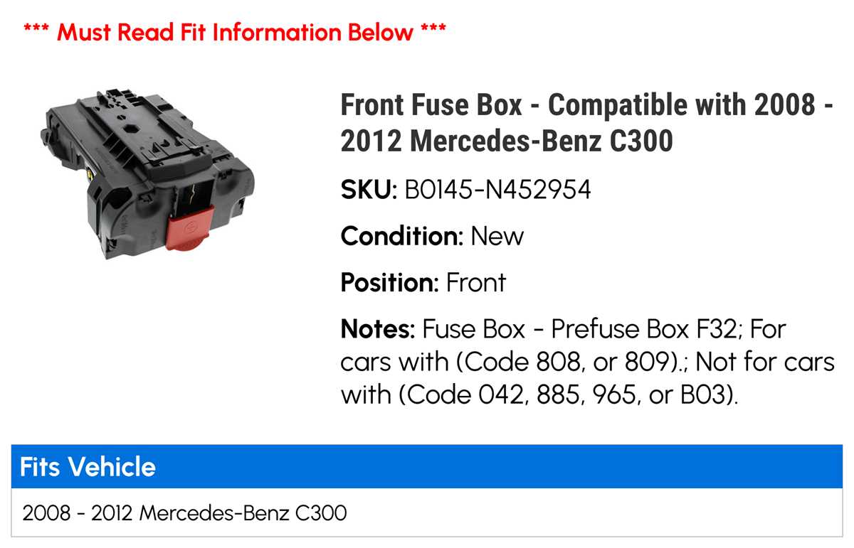 2010 c300 fuse diagram