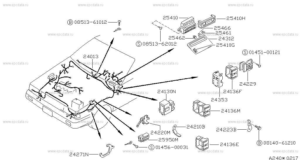 nissan b12 fuse box diagram