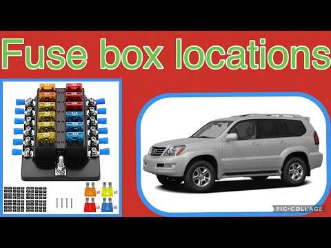 2007 lexus gx470 fuse box diagram